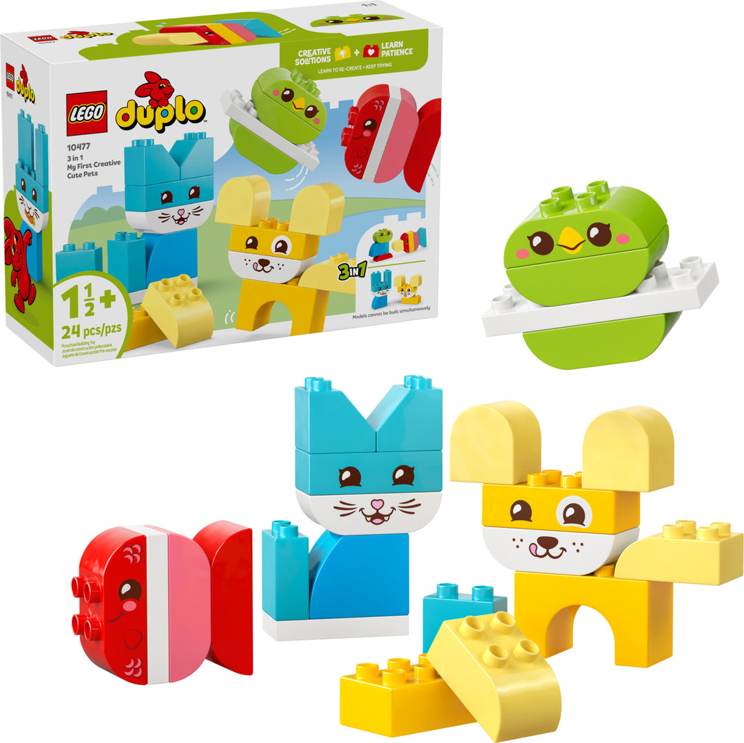 LEGO DUPLO My First: 3 in 1 Creative Cute Pets