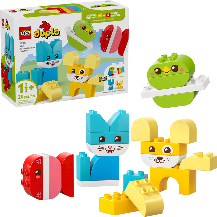 LEGO DUPLO My First: 3 in 1 Creative Cute Pets