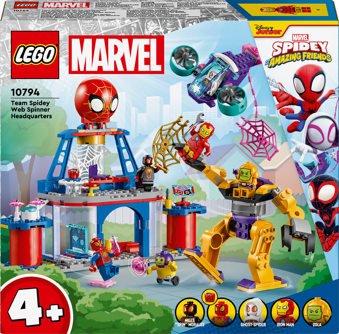 LEGO Marvel Spidey and his Amazing Friends Team Spidey Web Spinner Headquarters