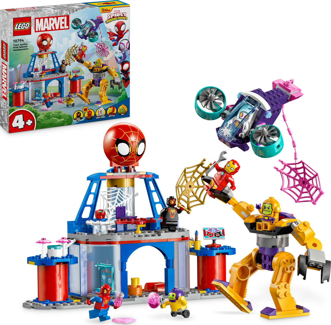 LEGO Marvel Spidey and his Amazing Friends Team Spidey Web Spinner Headquarters