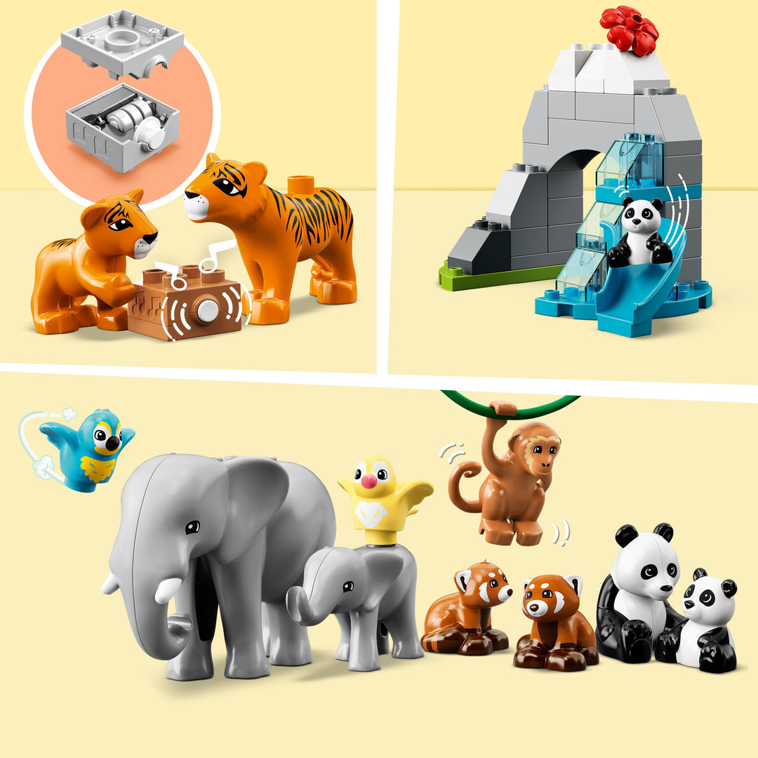 LEGO® DUPLO® Wild Animals of Asia Animal Toy Set