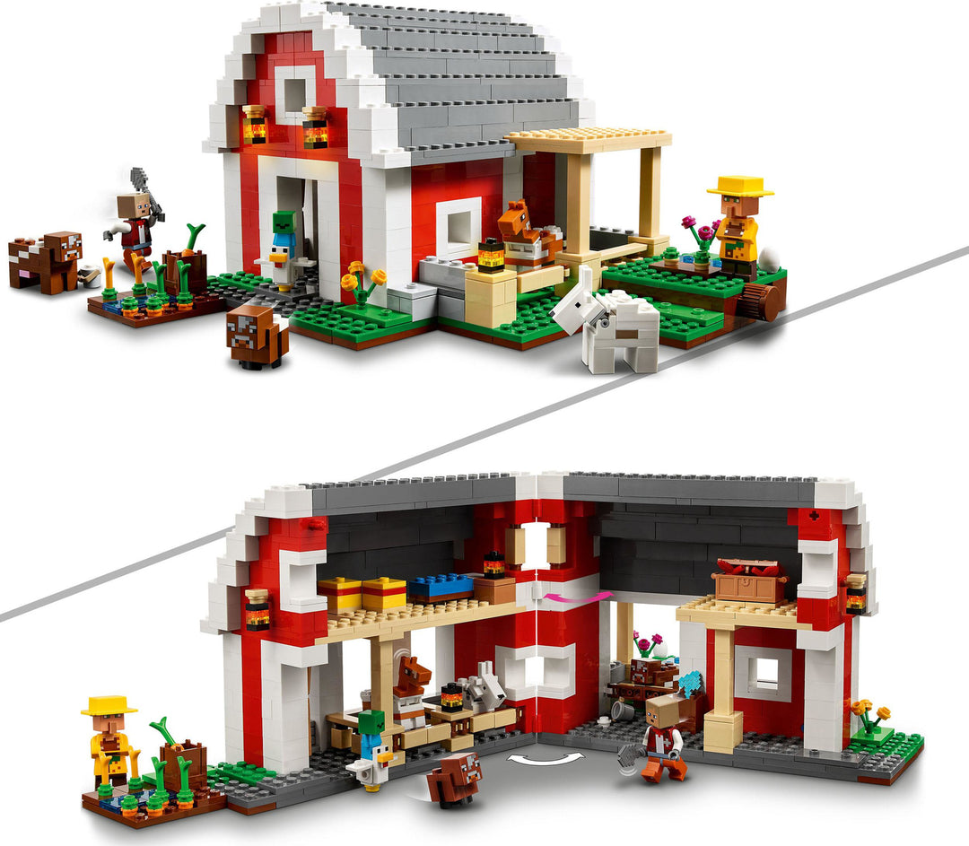 LEGO® Minecraft The Red Barn Farm Animals Toy