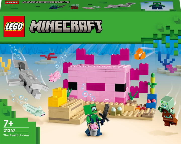 LEGO® Minecraft The Axolotl House Building Toy