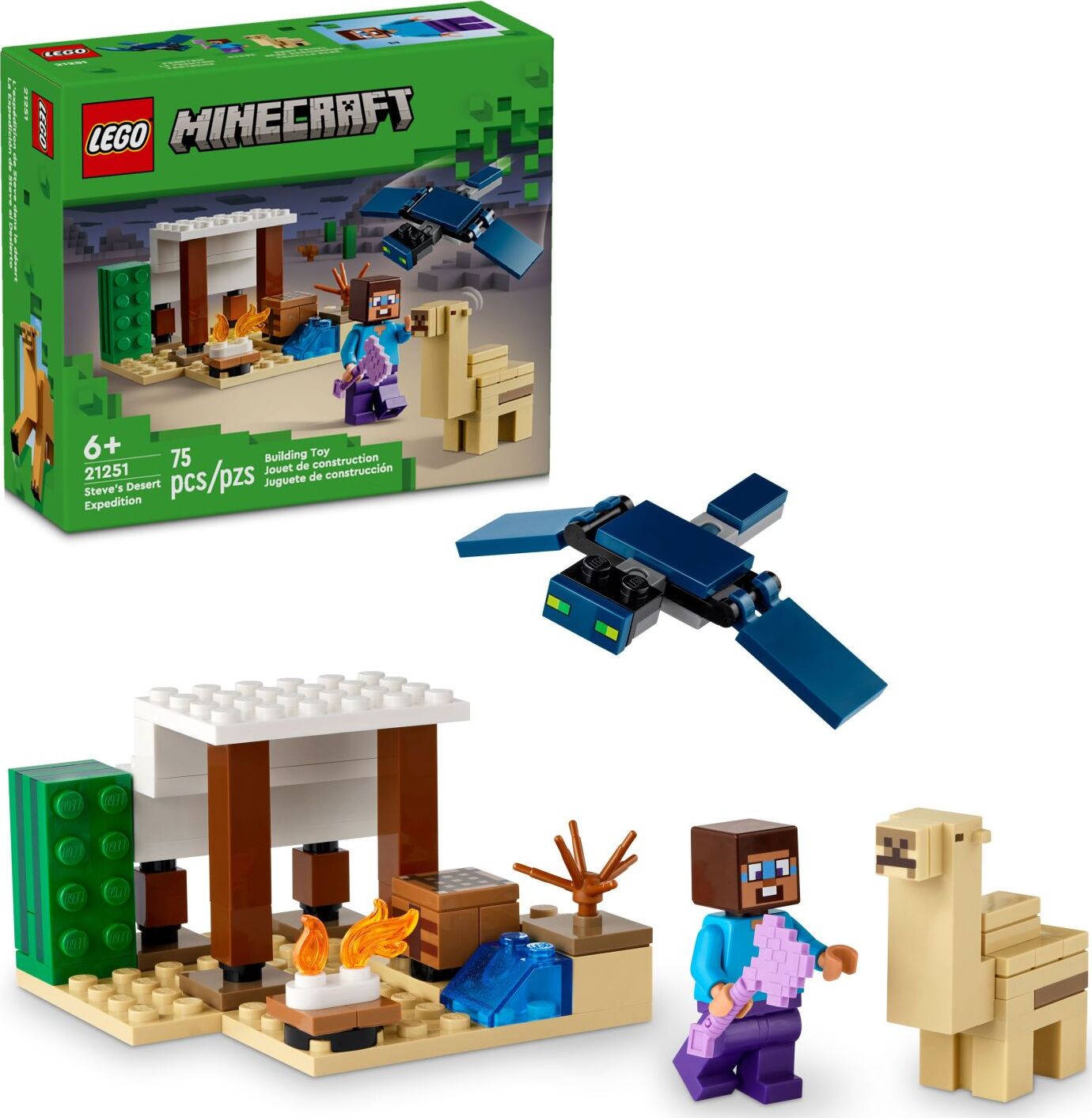 レゴ LEGO® Minecraft Steve's Desert Expedition – Stevenson's Toys & Games