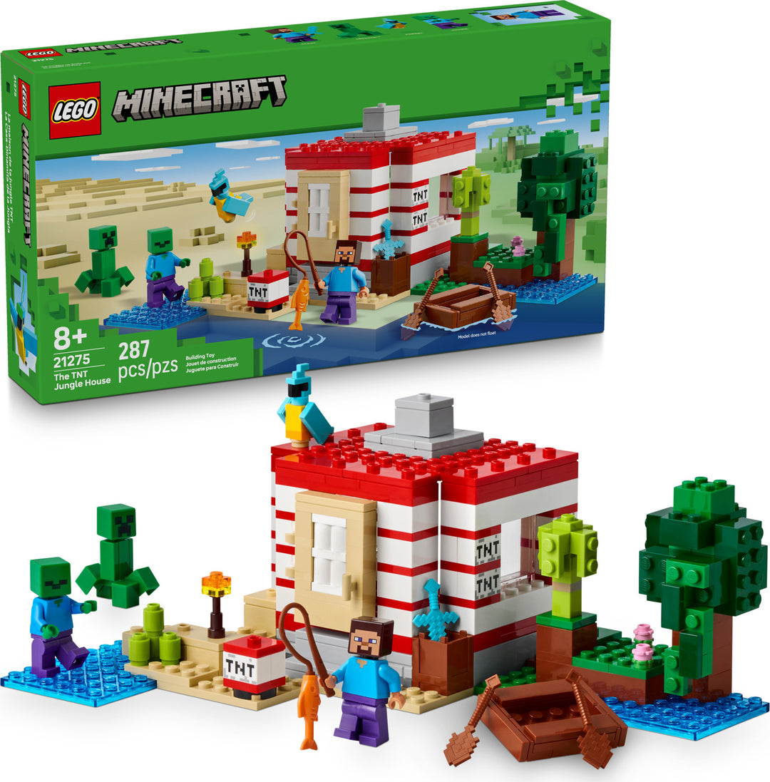 LEGO Minecraft: The TNT Jungle House