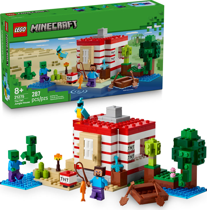 LEGO Minecraft: The TNT Jungle House