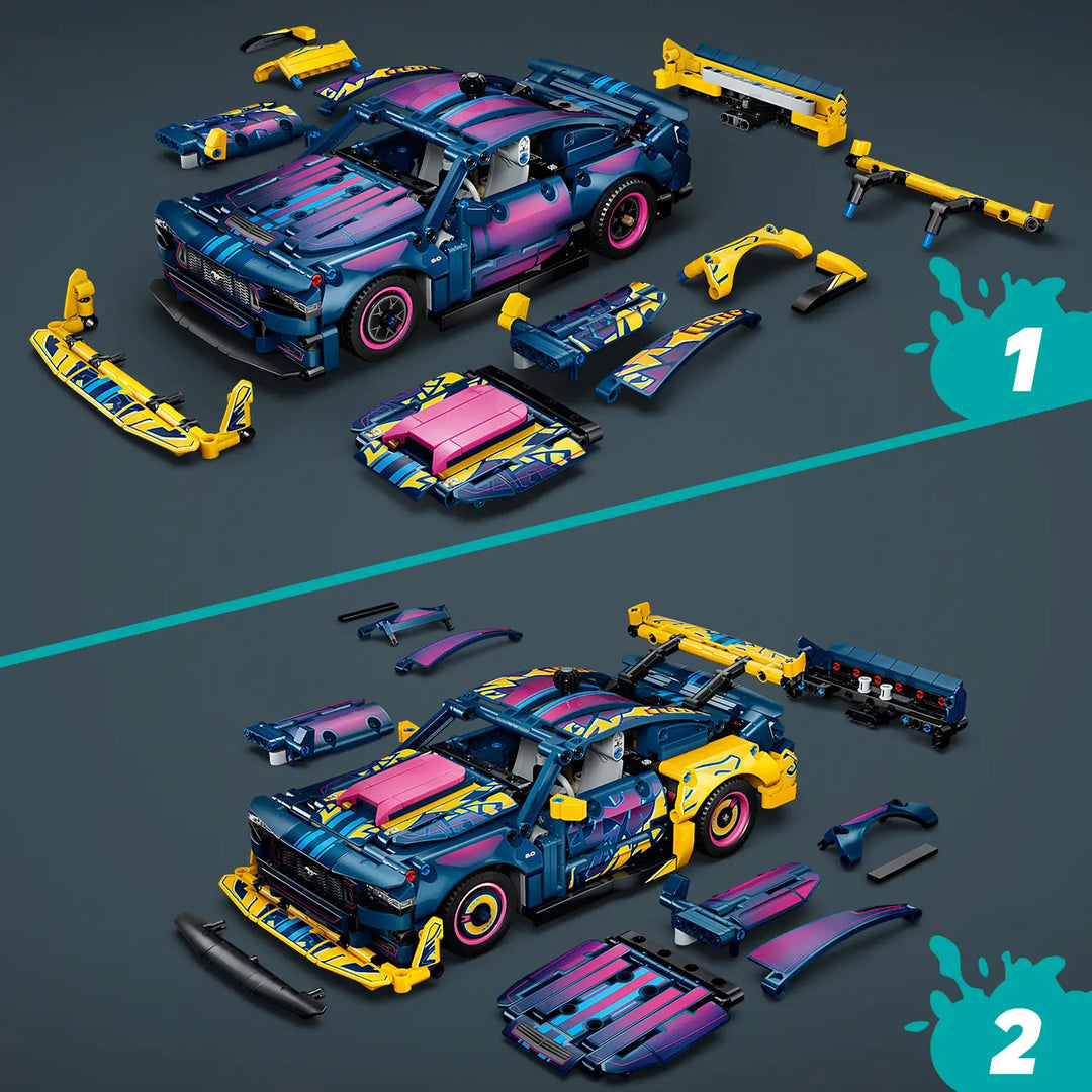 LEGO® Technic™ Custom Garage Ford Mustang GT Car