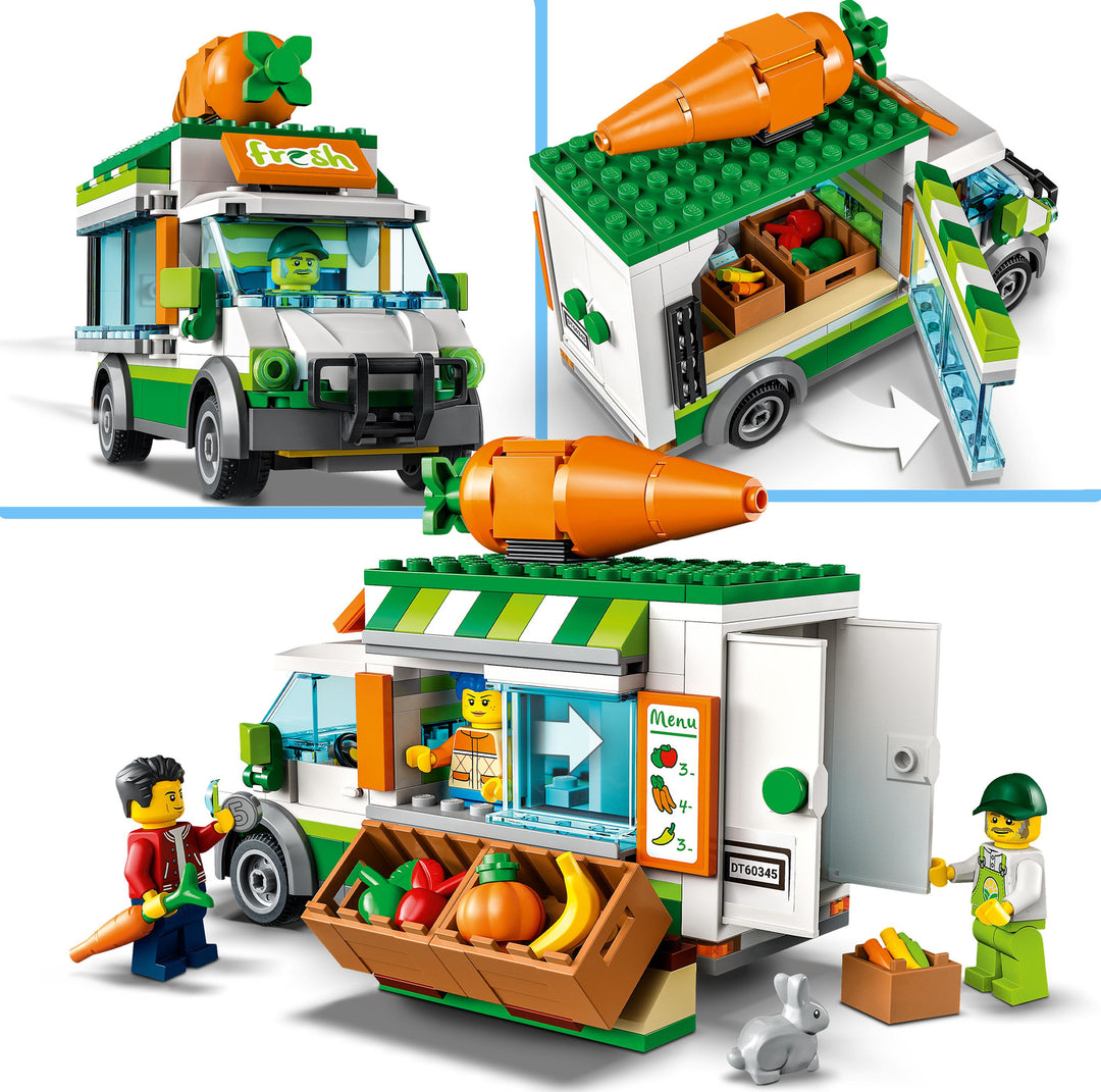 LEGO® City Farmers Market Van Farm Toy Set