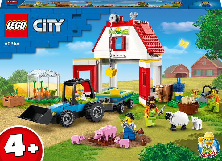 LEGO® City Farm Barn & Farm Animals Toy Set