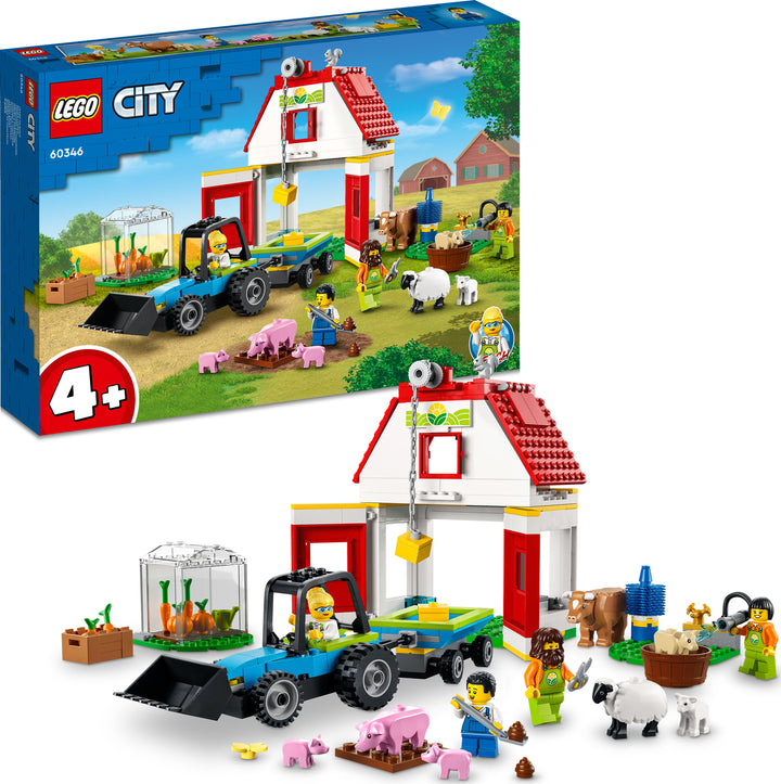 LEGO® City Farm Barn & Farm Animals Toy Set