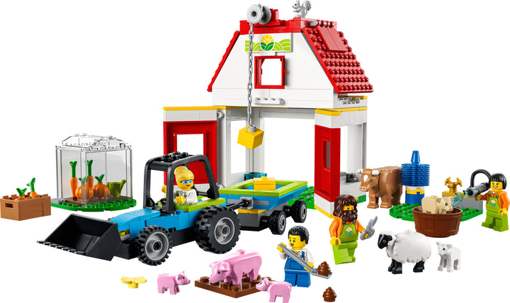 LEGO® City Farm Barn & Farm Animals Toy Set