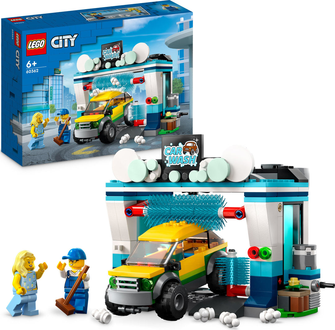 LEGO® City Carwash Vehicle Set with Toy Car