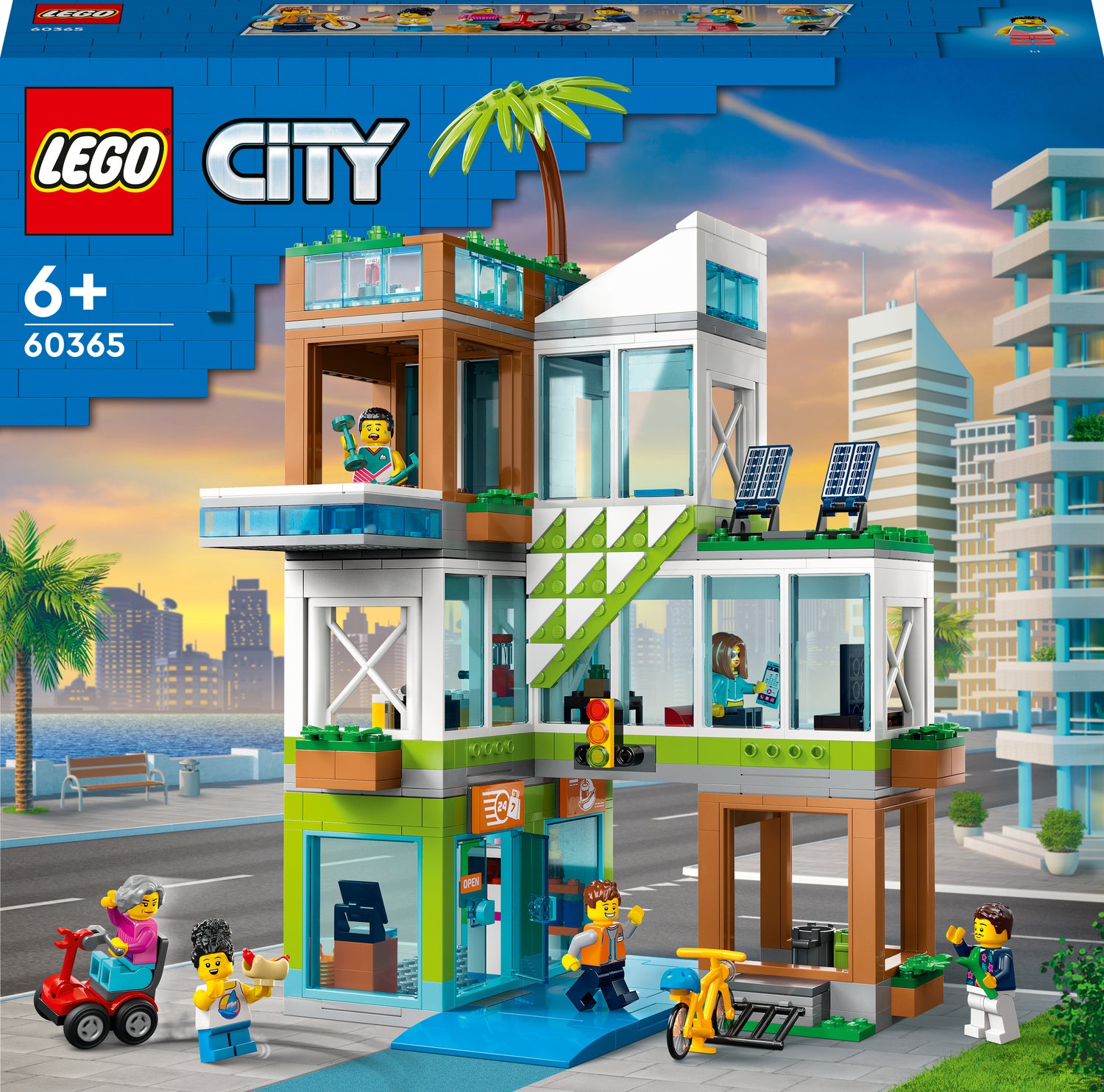 LOT OF 5 (FIVE) store CITY - BUILDING SETS