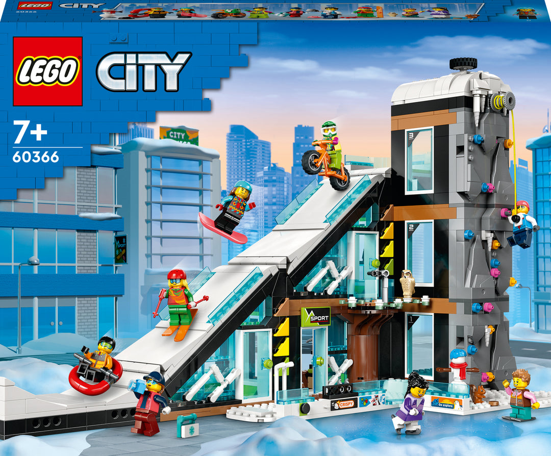 LEGO® City Ski and Climbing Centre Sports Set