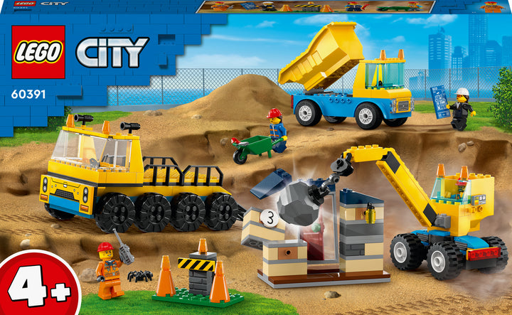 LEGO® City Construction Trucks & Wrecking Ball