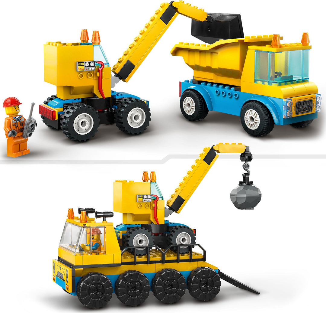 LEGO® City Construction Trucks & Wrecking Ball