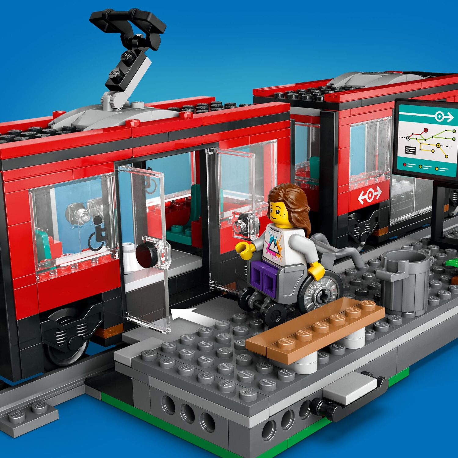 カリン(1) 60423 LEGO® City Trains Downtown Streetcar and Station – Chachi Toys