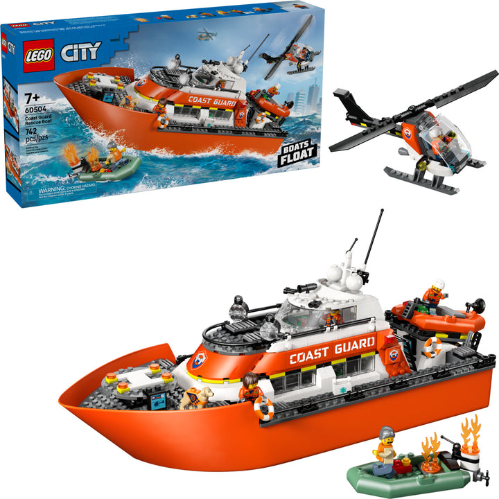LEGO City Exploration: Coast Guard Rescue Boat & Helicopter