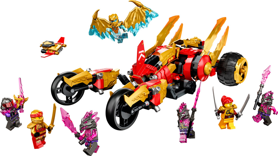 LEGO® NINJAGO Kai's Golden Dragon Raider Set