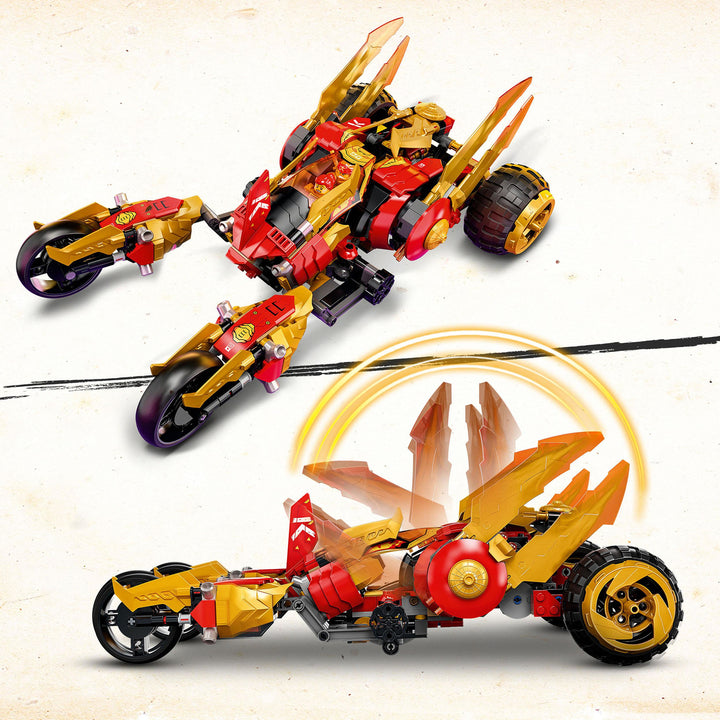 LEGO® NINJAGO Kai's Golden Dragon Raider Set