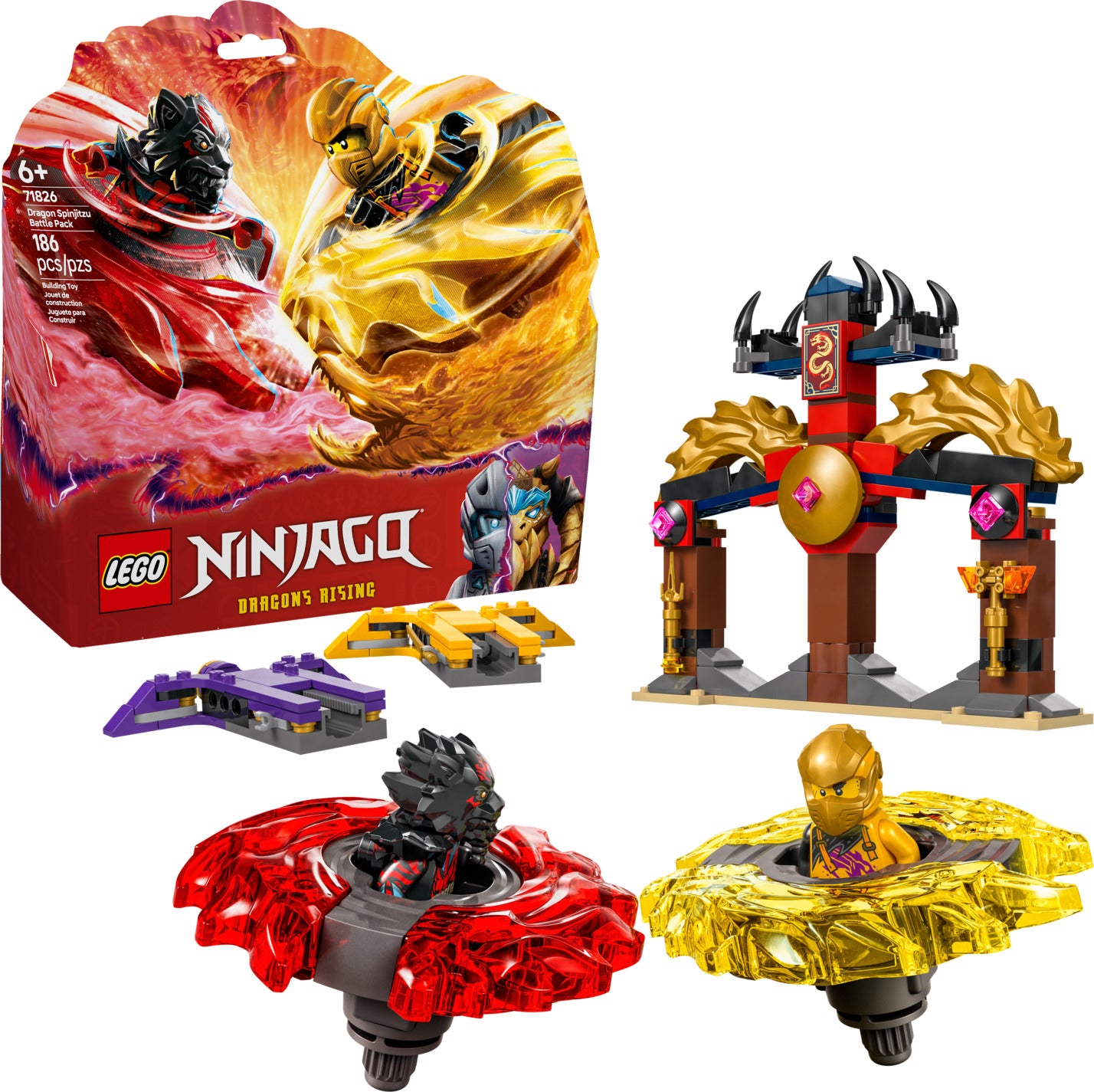 NORI'S MORNING シリーズ　6体セット LEGO® Ninjago Dragon Spinjitzu Battle Pack – Stevenson's Toys & Games