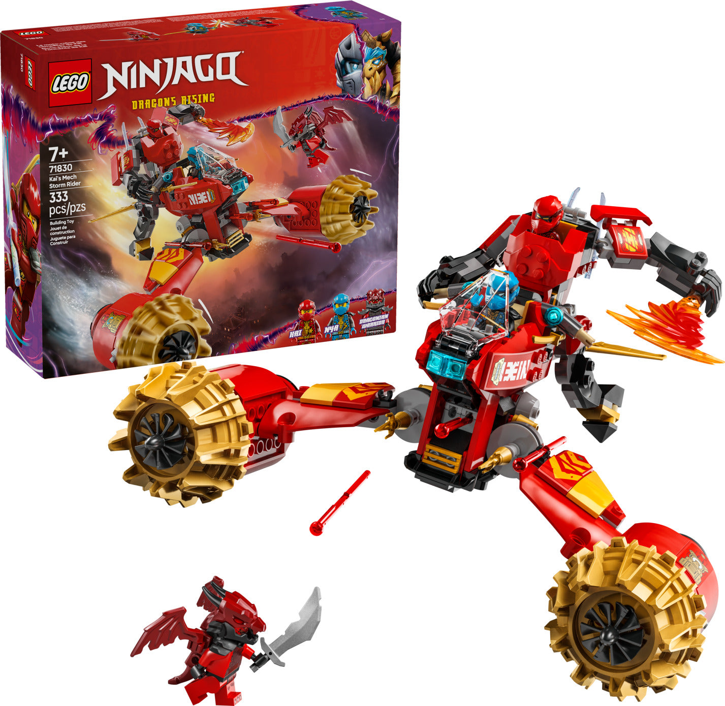 LEGO® Ninjago Kai's Mech Storm Rider – Stevenson's Toys & Games