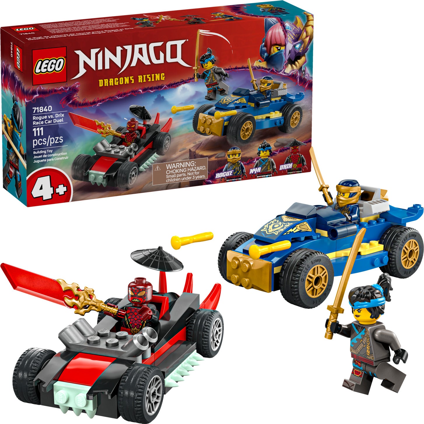 LEGO® Ninjago Rogue vs. Drix Race Car Duel – Stevenson's Toys & Games