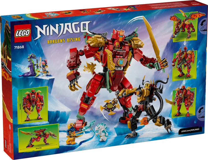 LEGO® NINJAGO® Wyldfyre's Transforming Dragon Mech