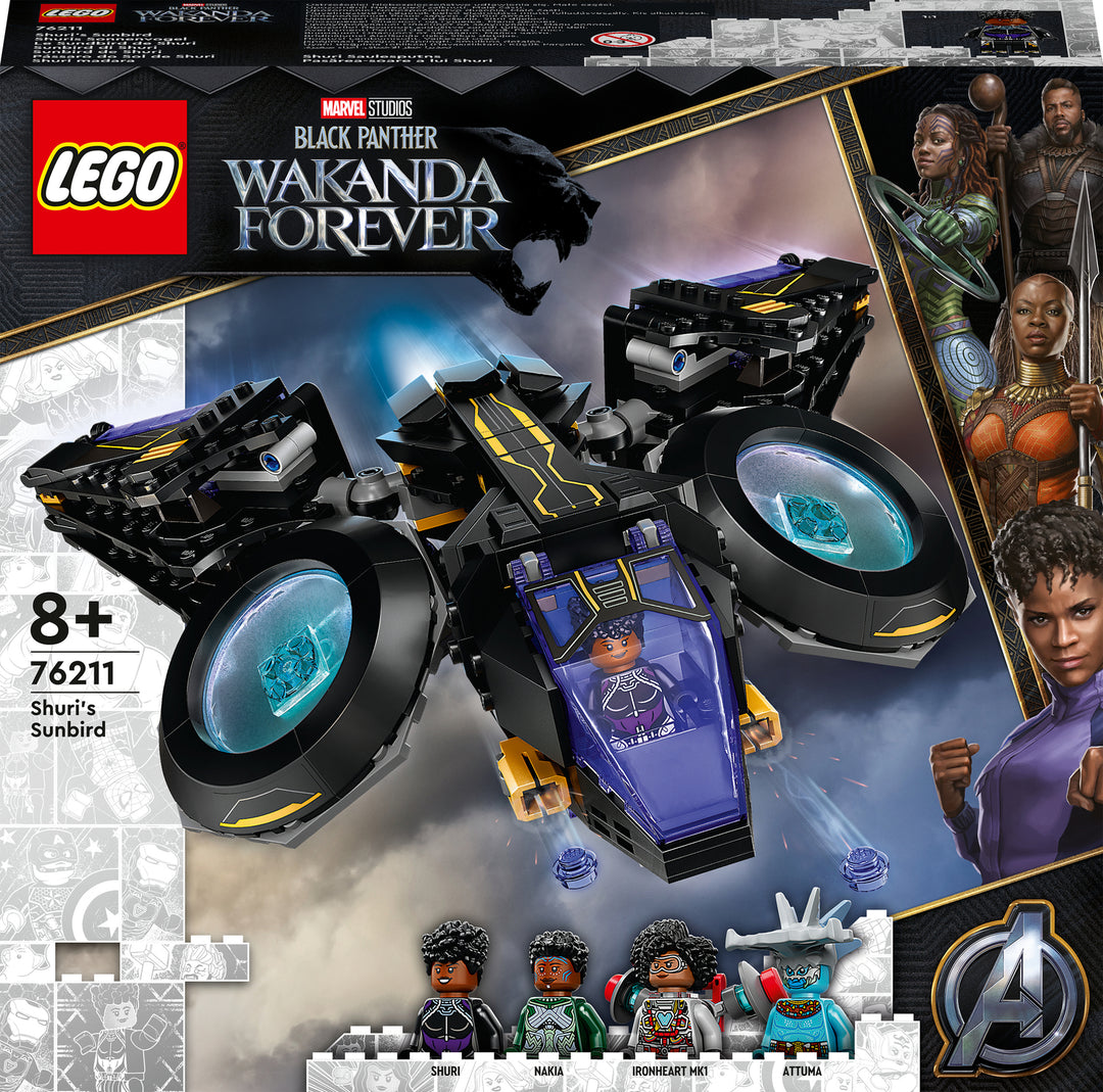 LEGO® Marvel Super Heroes Marvel Shuri's Sunbird Black Panther Set