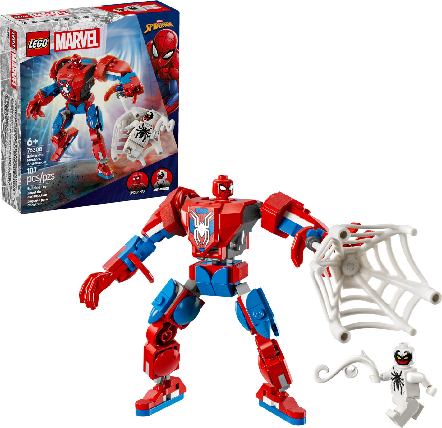 LEGO® Spiderman Mech Vs Anti Venom – Stevenson's Toys & Games