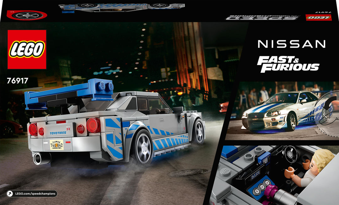 LEGO® Speed Champions: 2 Fast 2 Furious Nissan Skyline GT-R (R34)