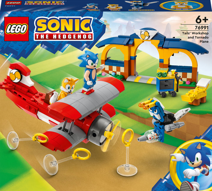 LEGO® Sonic the Hedgehog Tails’ Workshop and Tornado Plane