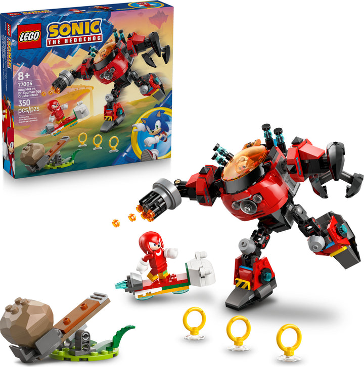 LEGO Sonic: Knuckles vs. Dr. Eggman Egg Crusher Mech