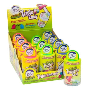 Dip N Lik Sour Triple Dip Candy Individual