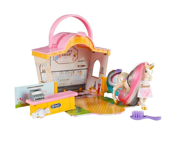Li'l Beauties Sweet Shop Unicorn Playset