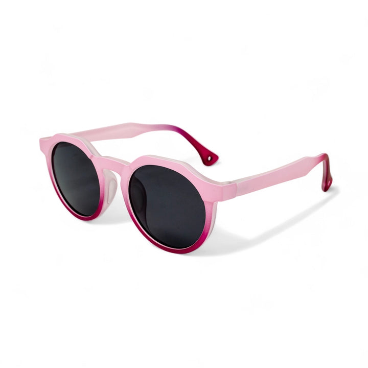 Pink Bubble Luxe Round Sunglasses