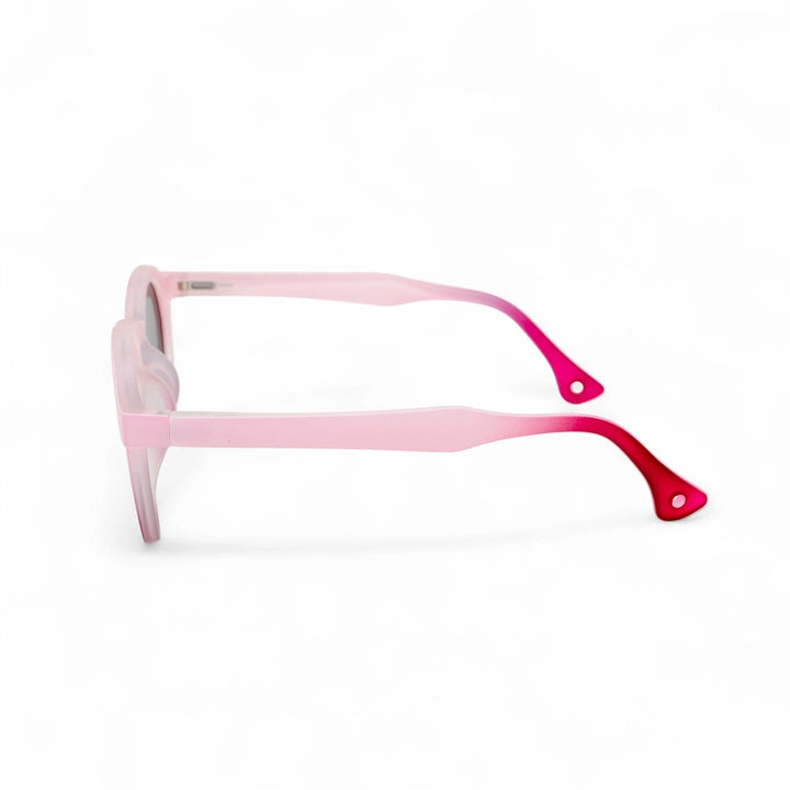 Pink Bubble Luxe Round Sunglasses
