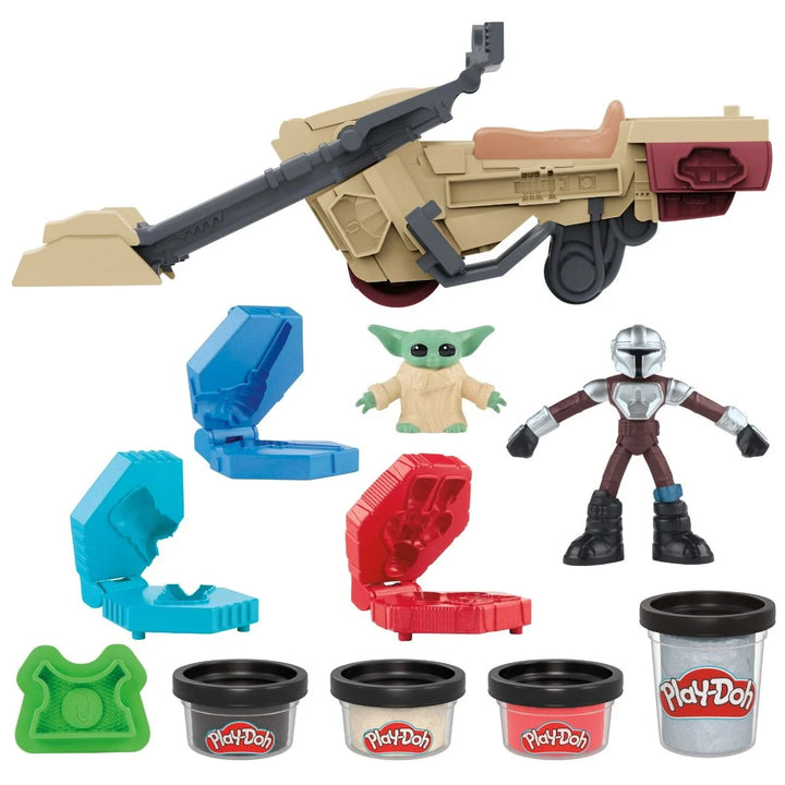Play Doh Mando & Grogu Speeder