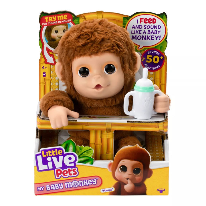 Little Live Baby Monkey Plush