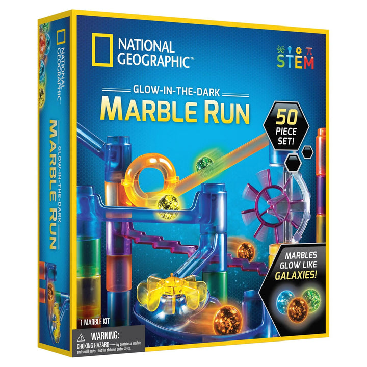 50Pc Nat Geo Marble Run Glow In Dark