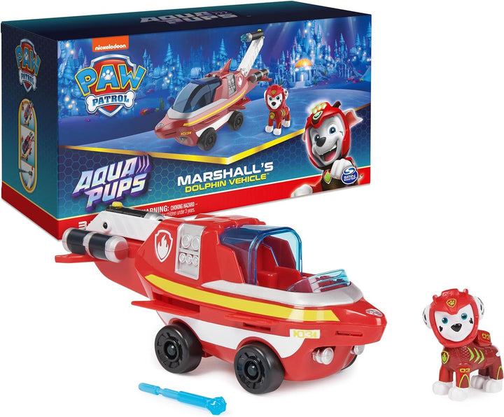 Paw Patrol Aqua Marshall Transforming Dolphin Vehicle