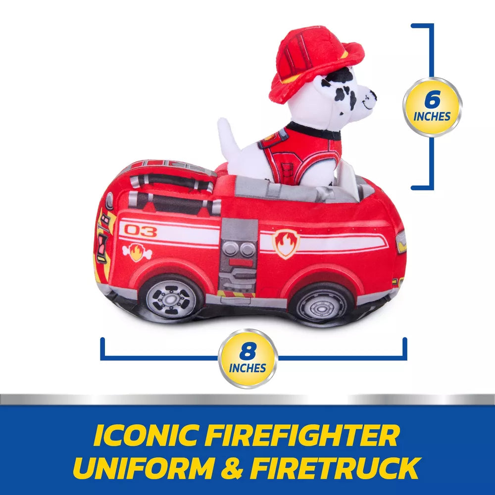 Paw Patrol 2 in 1 Plush Marshall With Fire Truck
