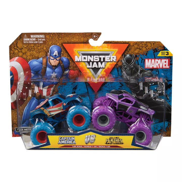 Marvel Die-Cast Monster Trucks; 1:64