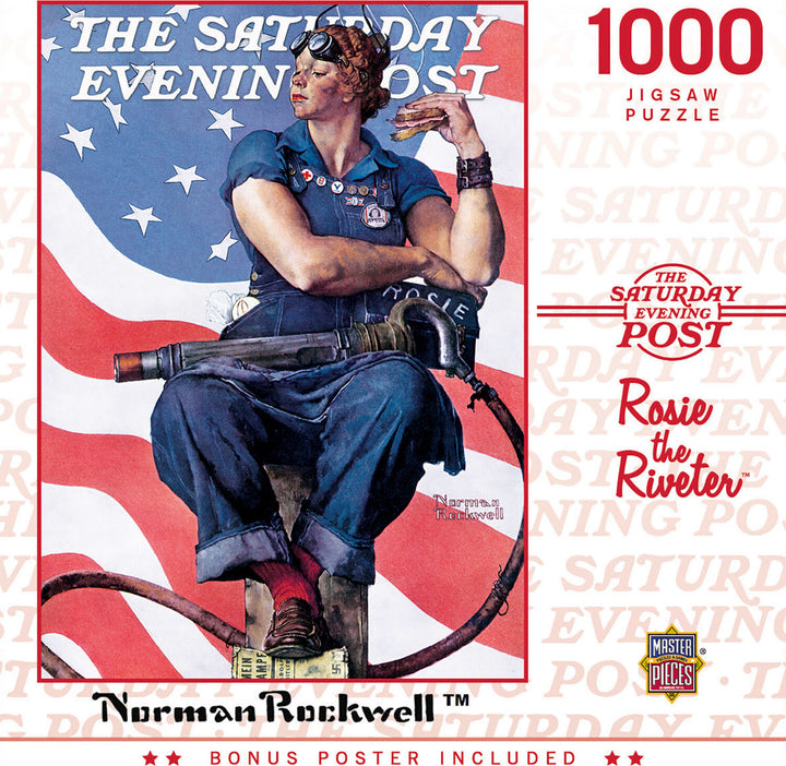 Saturday Evening Post - Rosie the Riveter 1000 Piece Puzzle