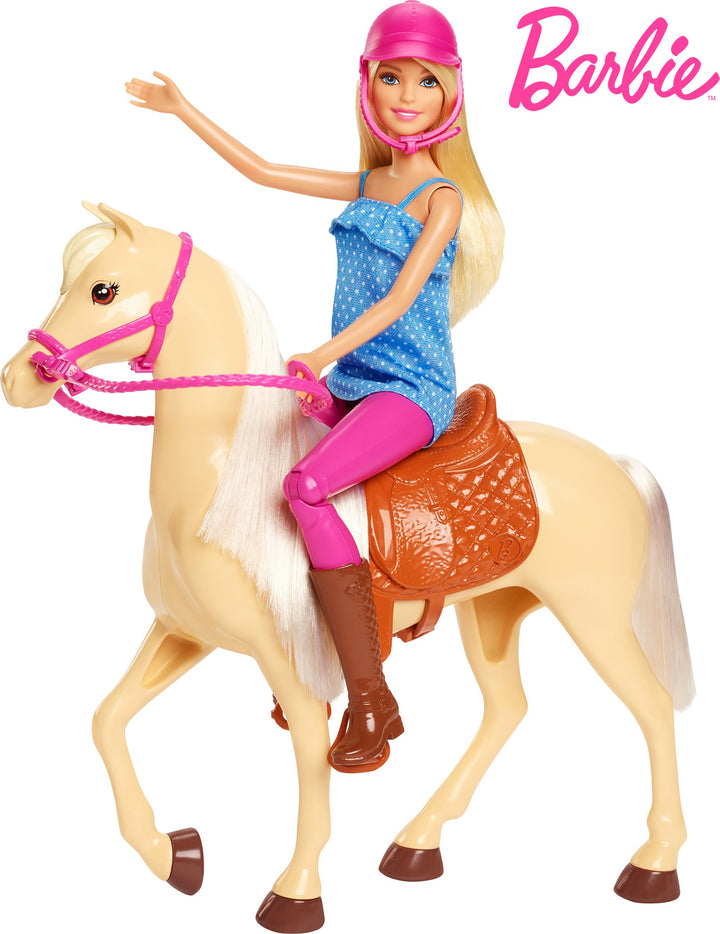 Barbie Doll And Horse