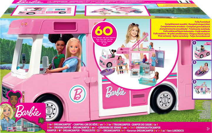 Barbie 3-in-1 DreamCamper Doll camper