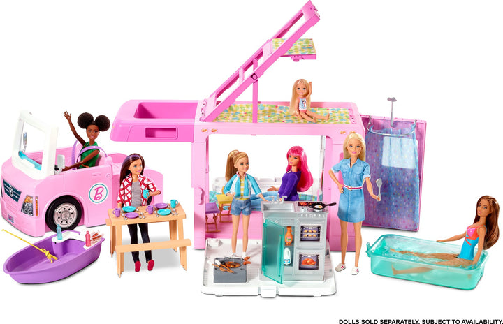 Barbie 3-in-1 DreamCamper Doll camper