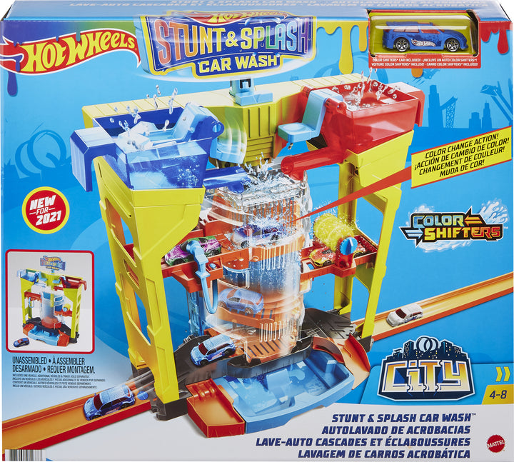 Hot Wheels City Stunt & Splash Car Wash