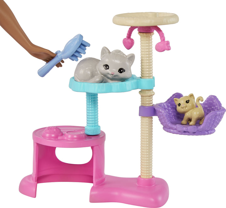 Barbie Kitty Condo Doll And Pets