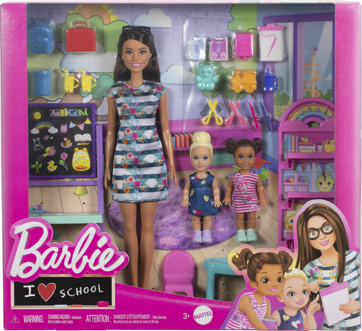 Barbie I Love School Classroom Playset